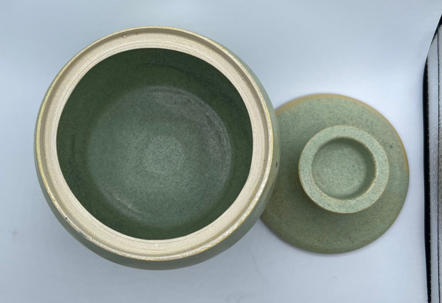 Seafoam Lidded Jar