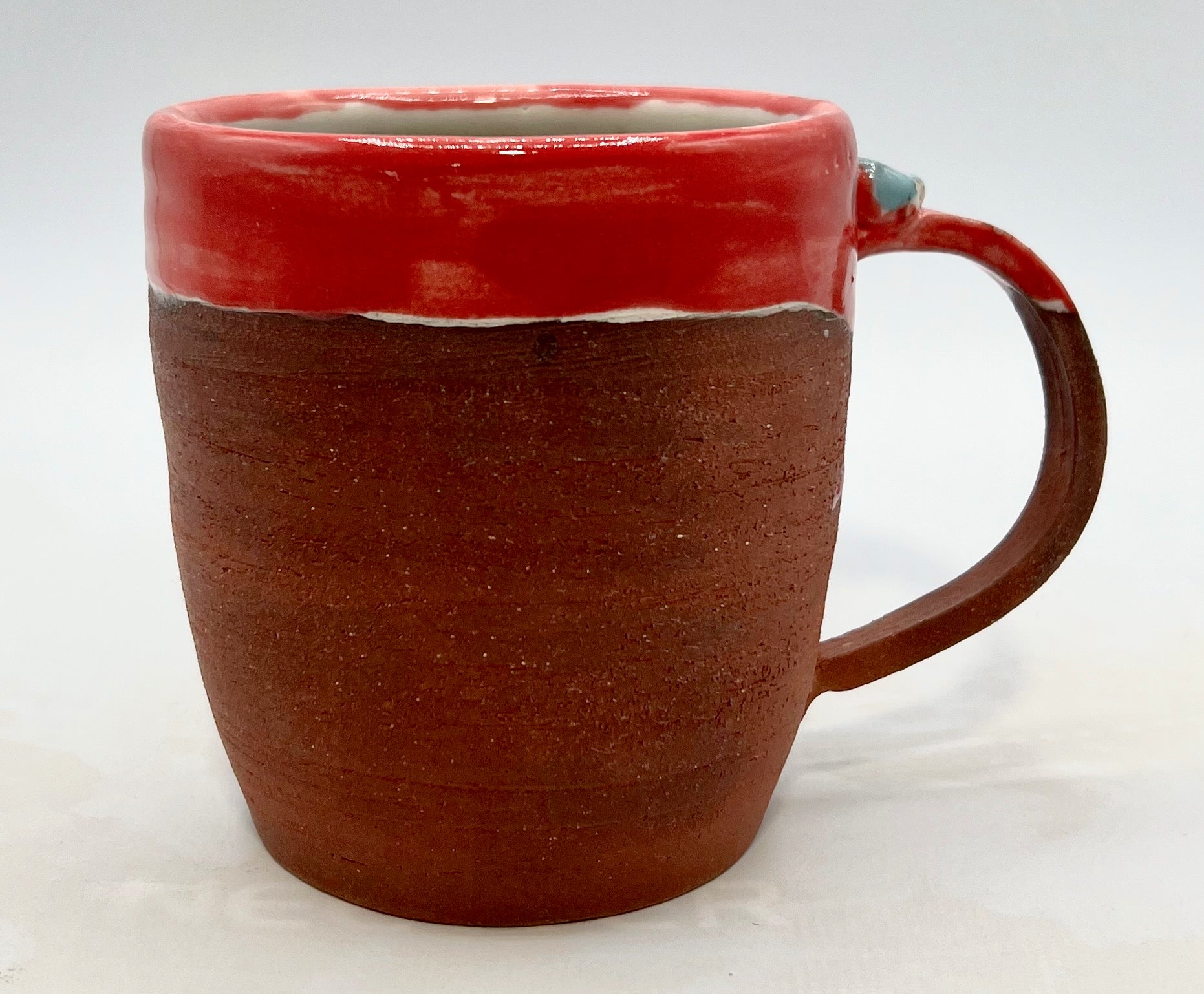 Mug, Coffee Mug, Red Coffee Mug, Ceramic Mug, Pottery Mug