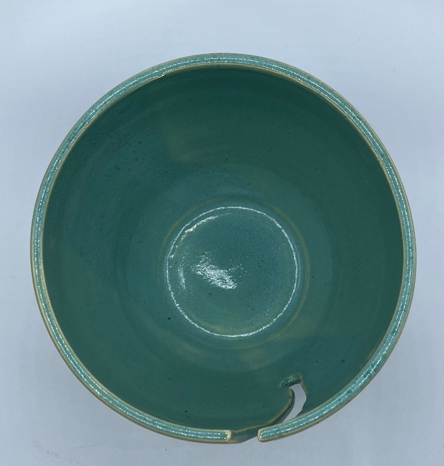 Another Turquoise Glazed Knitting Bowl
