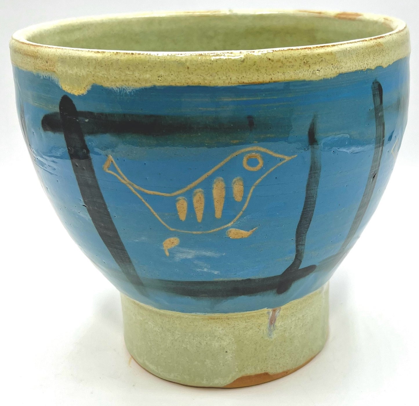 Larger Bowl with Bird Motif