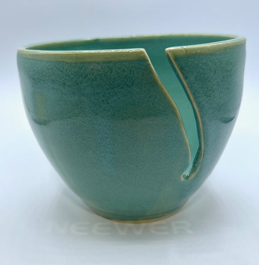 Another Turquoise Glazed Knitting Bowl